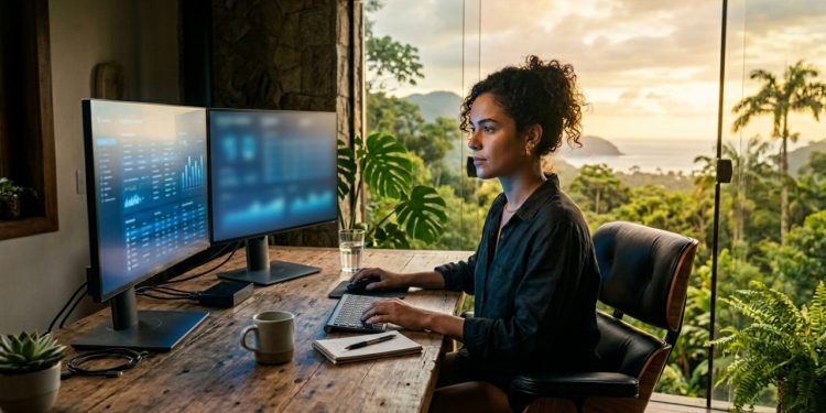 Ser o braço direito de nômades digitais europeus permite que brasileiros ganhem em euro e vivam com qualidade de vida extrema