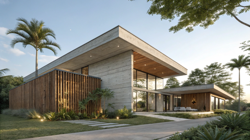 Casa de 50 metros quadrados com fachada inteligente diminui a temperatura interna sem que você precise ligar o ar-condicionado