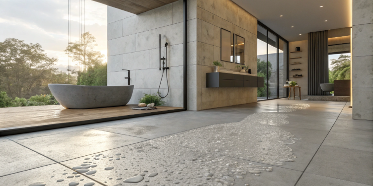 Casa de 110 metros quadrados protegida contra infiltração com cristalização e o resultado impressiona