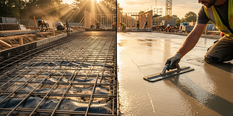 Concreto usinado, malha de aço e tábuas de pinus, quanto custa fazer a fundação radier para uma casa de 50 metros quadrados