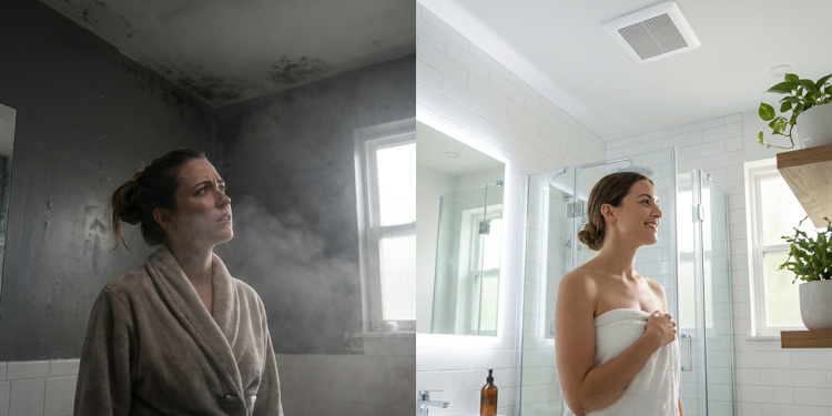 Acabe com o vapor do banheiro usando exaustor silencioso e descubra quanto custa montar esse sistema eficiente sem reforma
