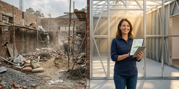 Veja quanto custa ampliar sua casa com Light Steel Frame e como economizar tempo e dinheiro com obra limpa