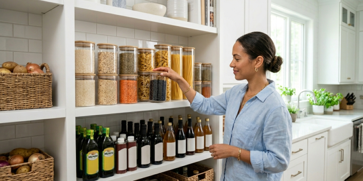 Como economizar dinheiro organizando sua despensa na vertical com soluções baratas e fáceis de aplicar
