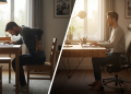 Trabalhe melhor em casa com um home office planejado que vai melhorar sua postura