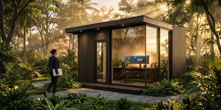 Quanto custa construir um escritório de 15 metros quadrados no quintal para home office