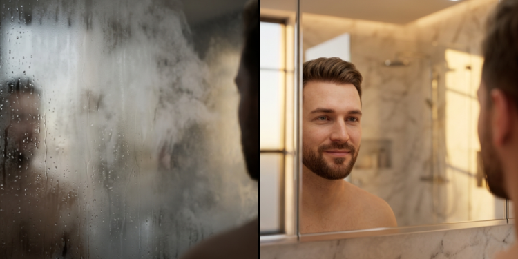 Veja quanto custa montar um espelho que elimina o vapor sozinho e deixa tudo pronto para uso assim que você sai do banho
