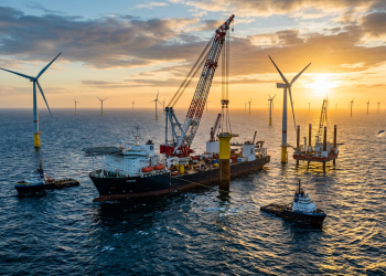 A fundação submarina silenciosa que permite construir usinas eólicas no mar sem perturbar as baleias