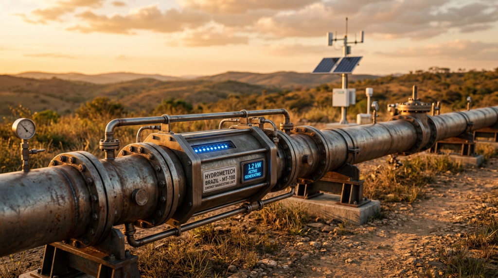 Mini-hidrelétricas dentro dos tubos: o sistema que usa o movimento do petróleo para gerar a sua própria eletricidade