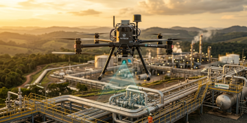 O drone farejador que vê o invisível e caça fugas de gás a quilómetros de distância antes que elas poluam o planeta