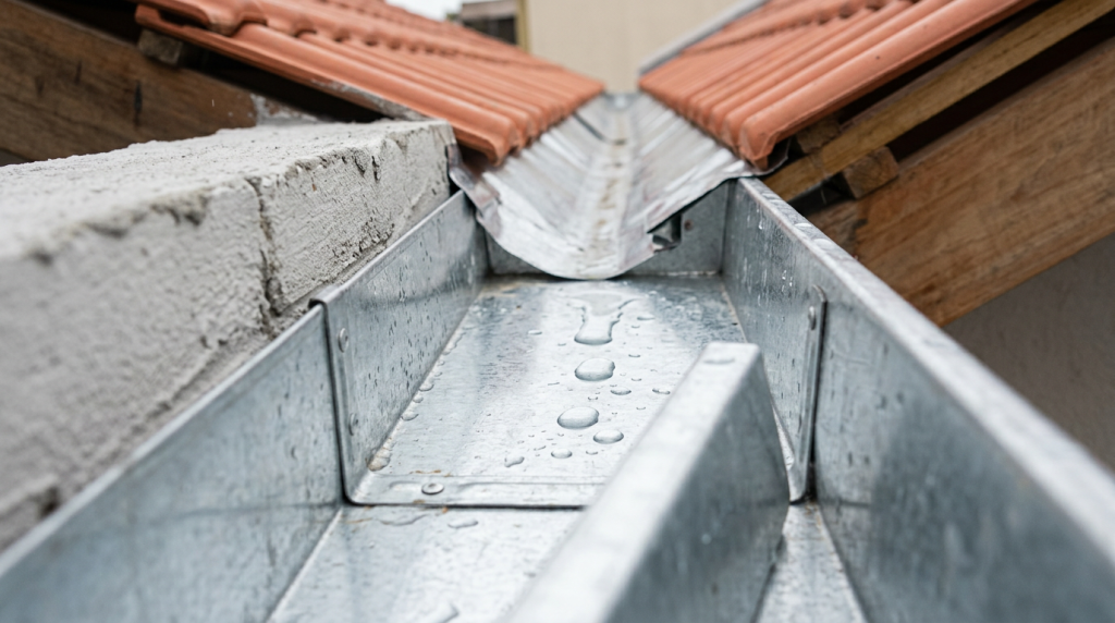 Casa de 90 metros quadrados com platibanda exige drenagem correta para evitar infiltrações e danos