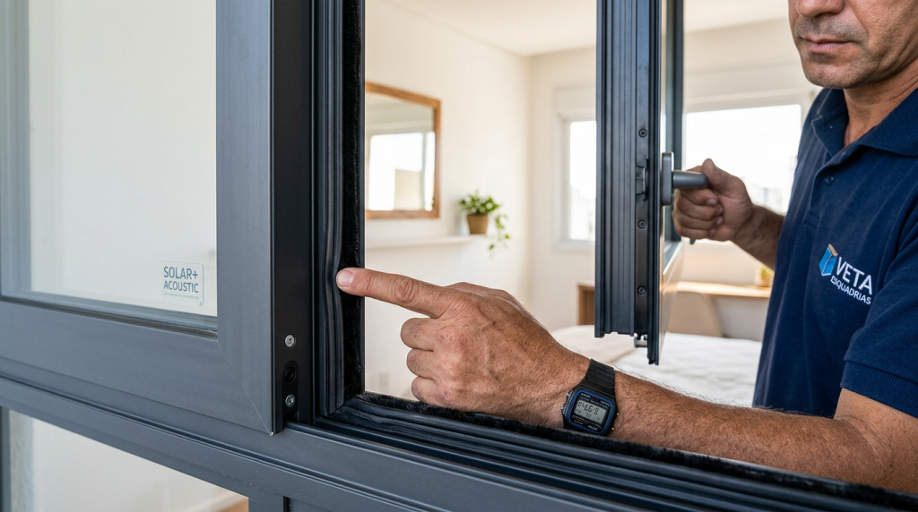 Venezianas térmicas de alumínio com poliuretano e vedação para máximo conforto residencial