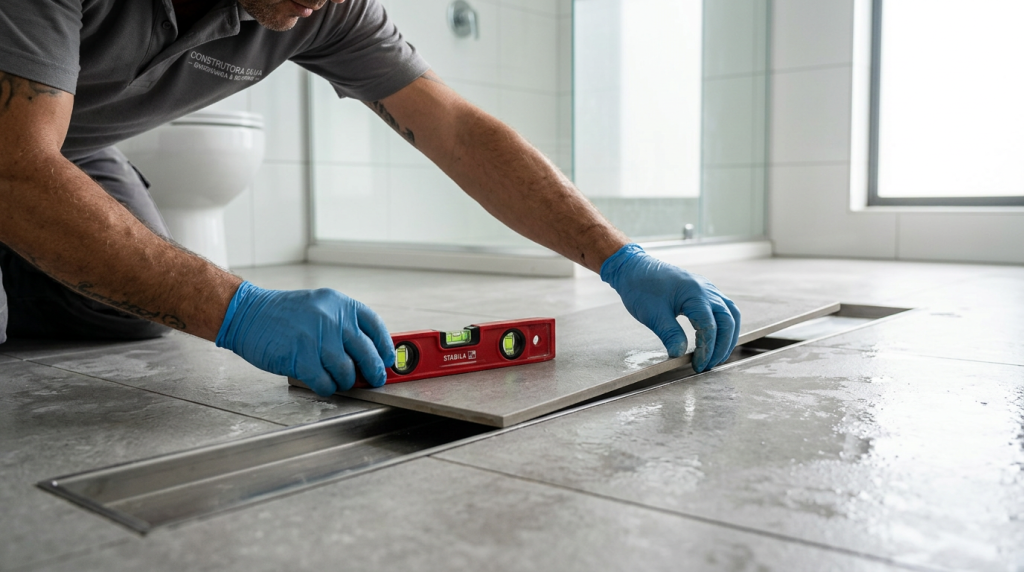 O ralo invisível que acaba com o mau cheiro e deixa o piso do seu banheiro digno de uma revista