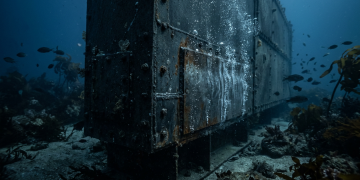 O supercomputador lacrado num cilindro de aço que foi afundado no oceano gelado para salvar a internet do sobreaquecimento