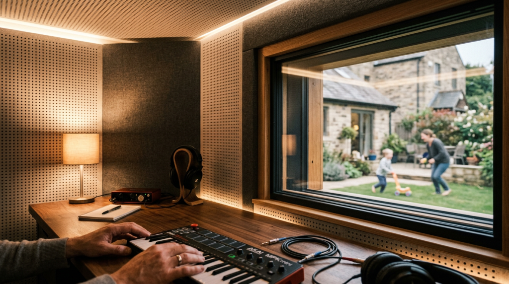 A solução mais moderna de anexo flexível para escritórios residenciais em espaços compactos