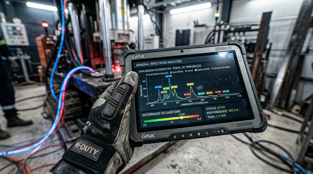 O canhão de laser que derrete as rochas mais duras do mundo para alcançar energia infinita no subsolo