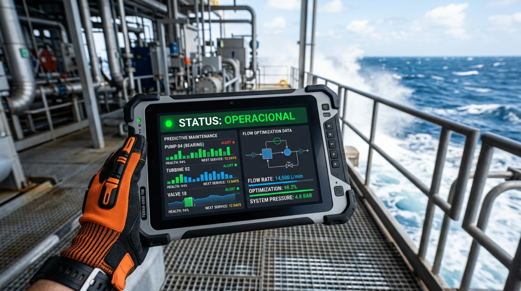 A plataforma de petróleo fantasma que opera sozinha no meio do oceano sem nenhum tripulante a bordo