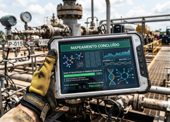 O exército de robôs microscópicos que navega pelas rochas para encontrar petróleo escondido