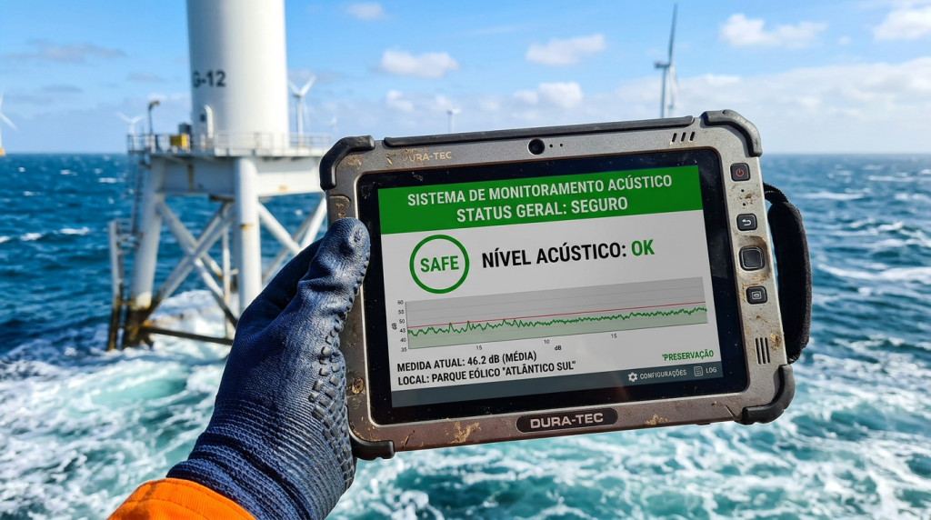 A fundação submarina silenciosa que permite construir usinas eólicas no mar sem perturbar as baleias