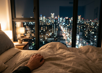 A casa que bloqueia o barulho da rua e transforma o quarto em refúgio