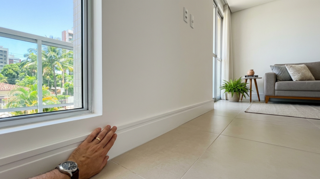 Projeto arquitetônico de casa com baldrame impermeabilizado para evitar umidade e infiltrações