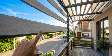 Como os shading boards em casas de 60 metros quadrados utilizam a geometria solar para o conforto térmico