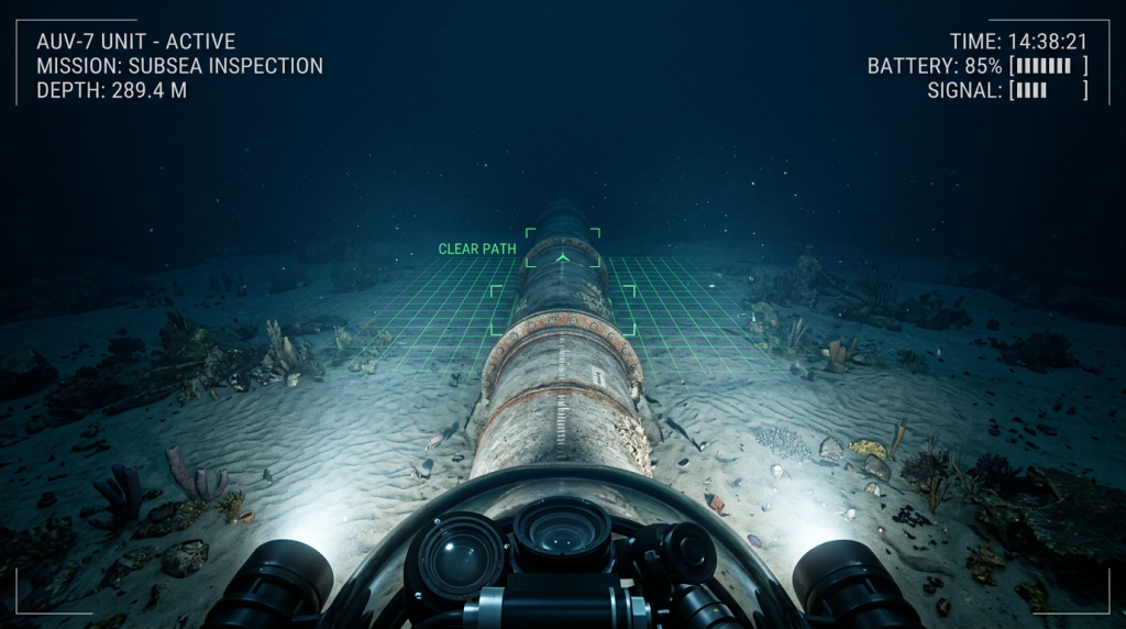 Como os drones submarinos autônomos vivem no fundo do mar e detectam falhas com precisão