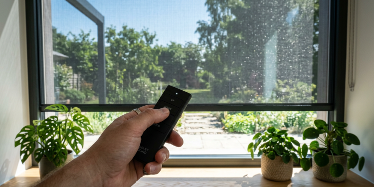 Como as persianas externas de enrolar aumentam a eficiência térmica e barram o sol em casas de 65 metros quadrados antes que ele atinja o vidro