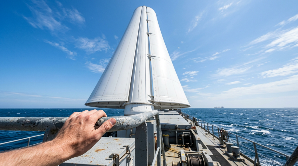 Como o efeito Magnus nas velas rígidas de sucção melhora a eficiência energética e reduz as emissões nos navios petroleiros