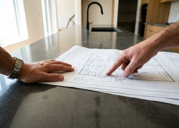 A bancada eterna feita de concreto esculpido na obra para substituir o granito com mais estilo