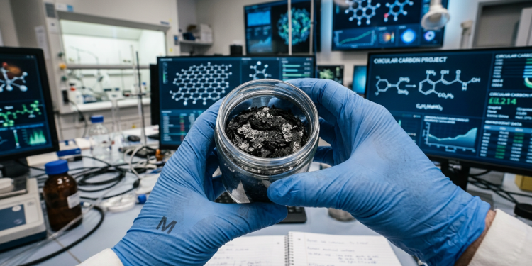 A impressionante liga de metal líquido que suga a poluição do ar e a transforma de volta em blocos de carvão sólido