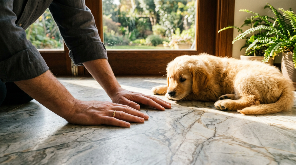 Casa compacta com piso térmico natural absorve o calor do ar e mantém os pés sempre frescos durante o verão