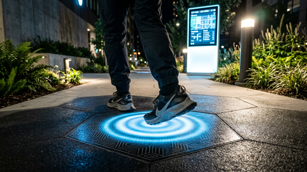 A estrada inteligente que gera energia a cada passo e transforma o peso dos carros em luz para a cidade