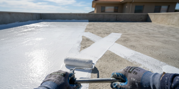 A cobertura "neve" que reflete os raios solares e impede que o teto da casa se transforme em um aquecedor gigante