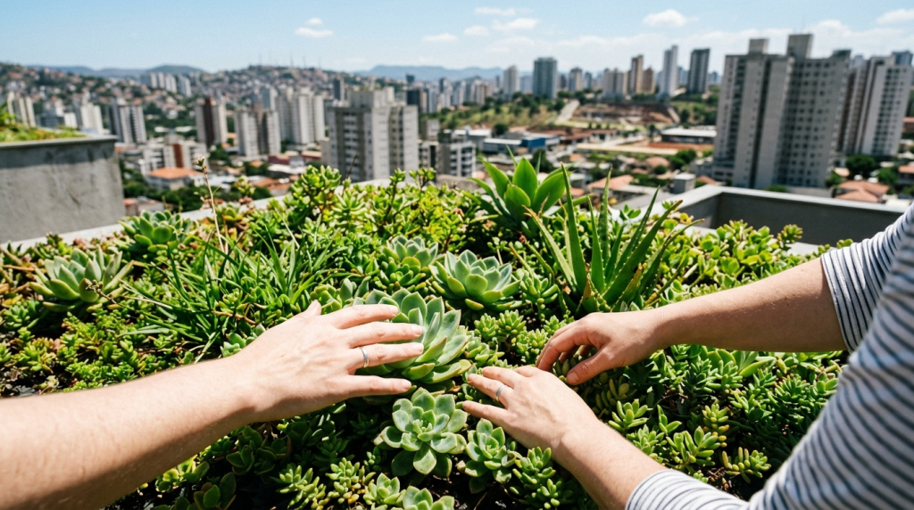 Vantagens do telhado verde em projetos de 80 metros quadrados para redução de calor e impacto ambiental