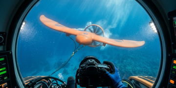 O papagaio robótico submarino de 28 toneladas que "voa" no fundo do mar para gerar eletricidade a partir das marés