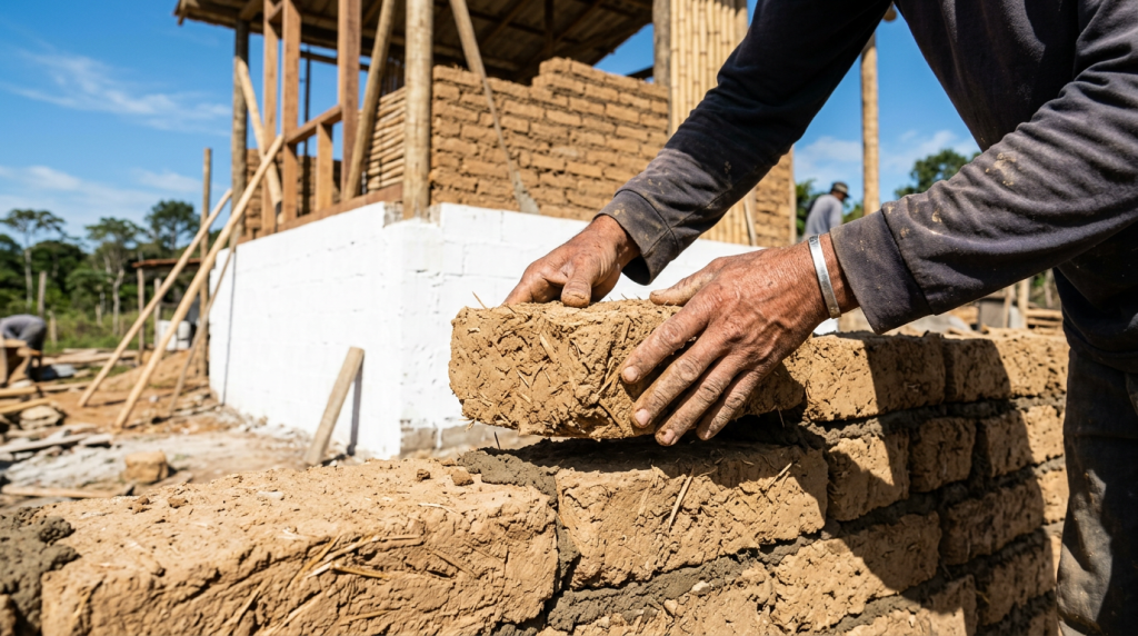 A técnica de construção mais eficiente da região para garantir frescor natural e silêncio