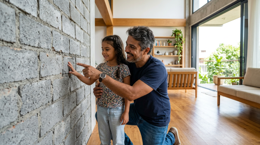 A casa sustentável mais eficiente da região para garantir isolamento térmico e redução de custos