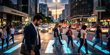 A estrada inteligente que gera energia a cada passo e transforma o peso dos carros em luz para a cidade