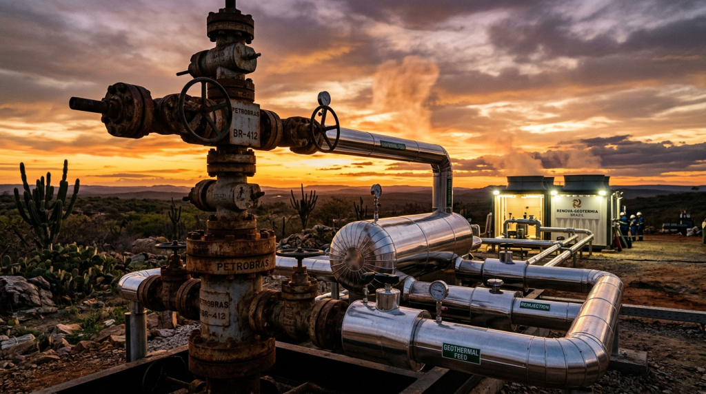 Conversão de poços maduros em energia geotérmica amplia eficiência e reduz custos