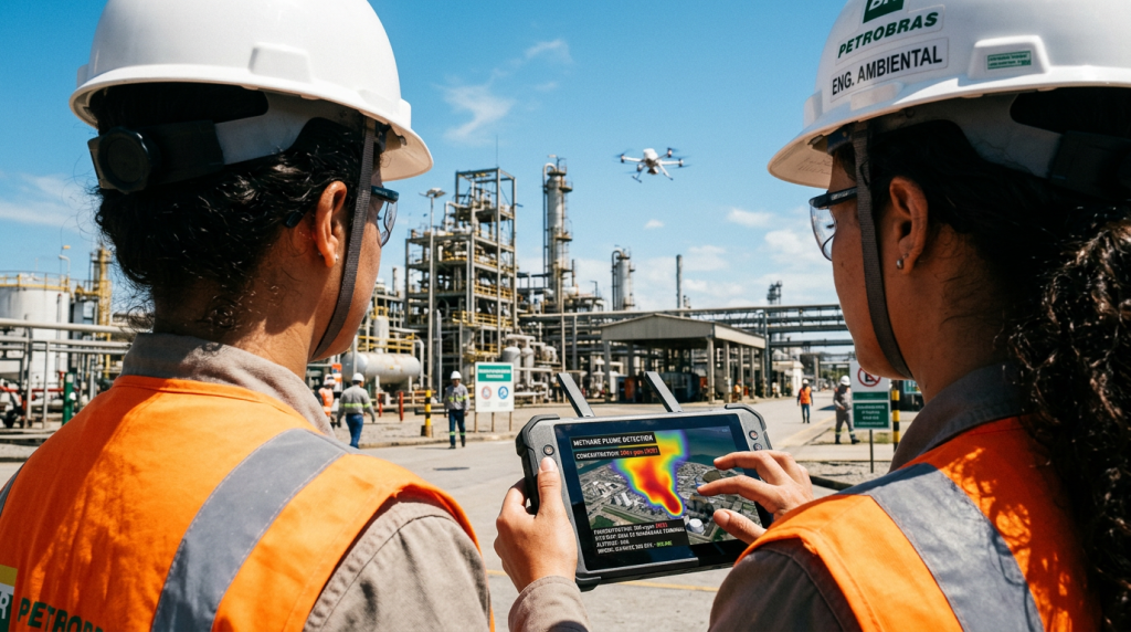 O drone farejador que vê o invisível e caça fugas de gás a quilómetros de distância antes que elas poluam o planeta