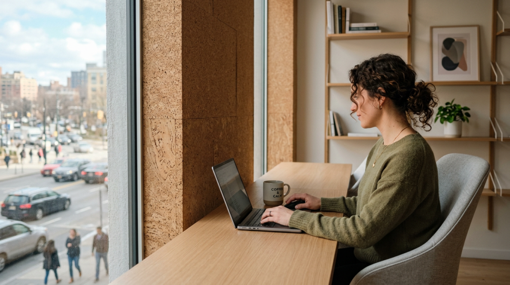 A "armadura" de cortiça que envolve a casa e funciona como um isolante térmico natural e sustentável contra o frio e o calor
