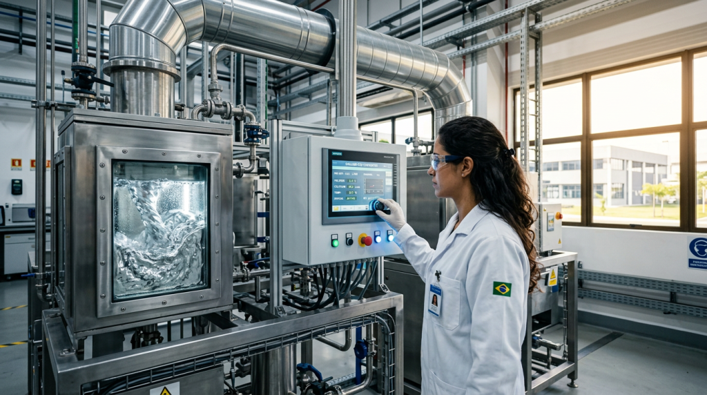 A impressionante liga de metal líquido que suga a poluição do ar e a transforma de volta em blocos de carvão sólido