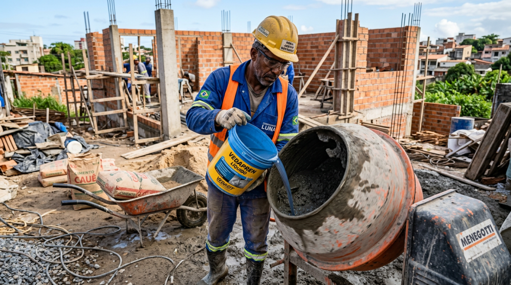 Projeto arquitetônico de casa com baldrame impermeabilizado para evitar umidade e infiltrações
