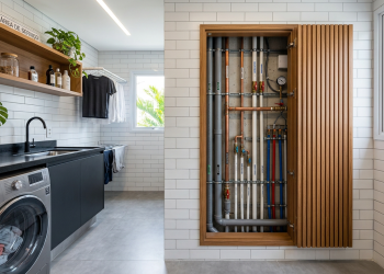 Shaft visitável em casas: como funciona e por que evita obras invasivas