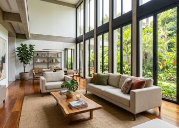 O erro comum em salas de 80 metros quadrados que reduz ventilação e como corrigir com janelas certas