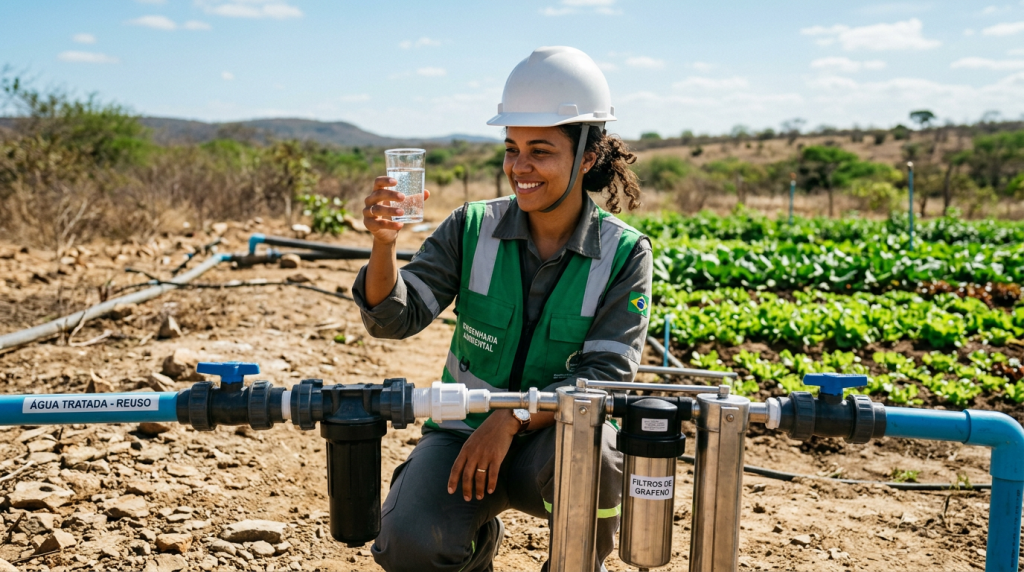 Como o grafeno está revolucionando o reuso de água na indústria de petróleo e gás