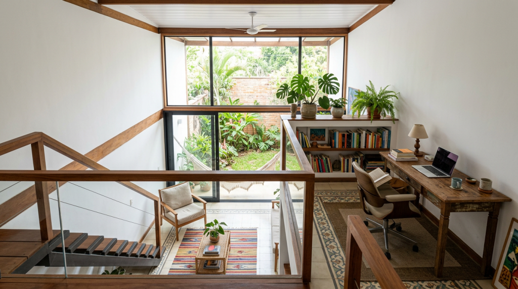 Como projetar pé-direito duplo em casas pequenas sem desperdício de energia