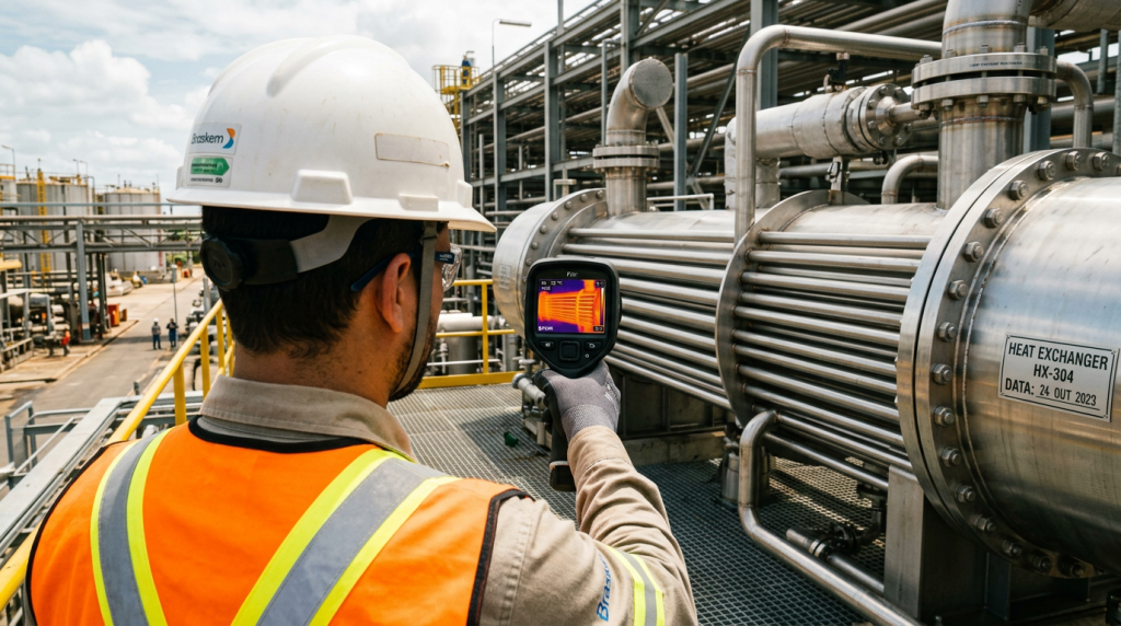A técnica com gelo seco está mudando a manutenção industrial em refinarias