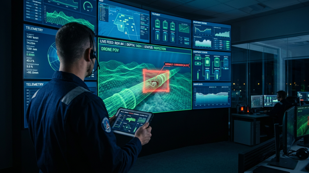 Como os drones submarinos autônomos vivem no fundo do mar e detectam falhas com precisão