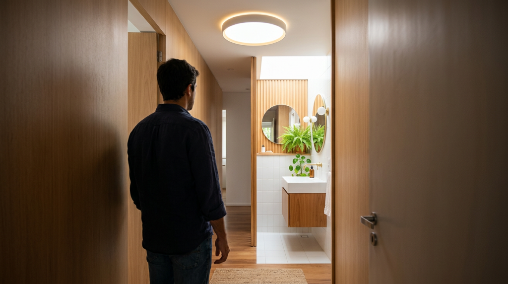 Como as claraboias tubulares com prismas reflexivos transformam o conforto térmico em projetos de casas de 48 metros quadrados